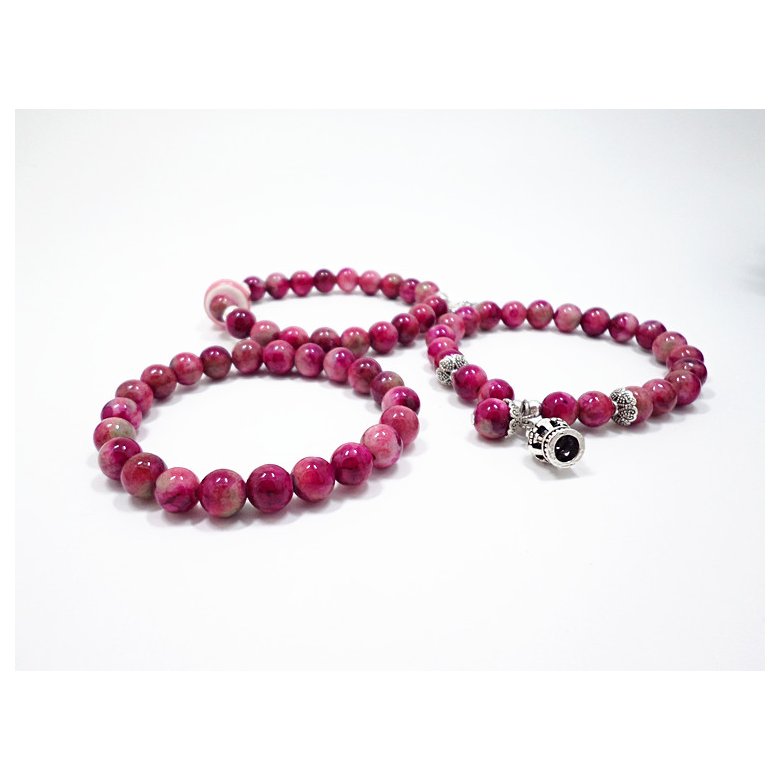 Wholesale 2020 crystal precious Garnet Beads beaded bracelet for women crown bracelet natural stone bracelet trendy jewelry VGB087 1