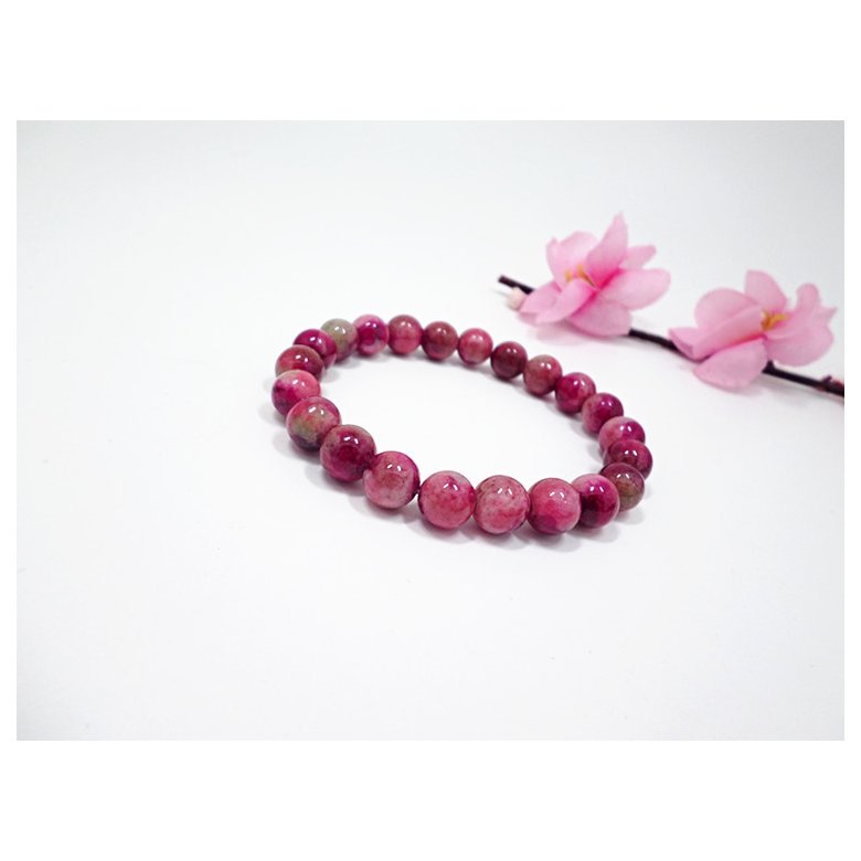 Wholesale 2020 crystal precious Garnet Beads beaded bracelet for women crown bracelet natural stone bracelet trendy jewelry VGB087 3