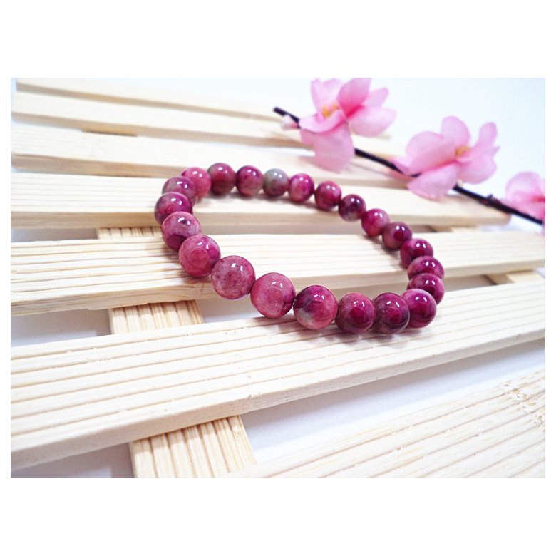 Wholesale 2020 crystal precious Garnet Beads beaded bracelet for women crown bracelet natural stone bracelet trendy jewelry VGB087 4