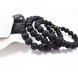 Wholesale Dumbbell model  Bracelet Men Natural Black Volcanic Bead Bracelet chakra Lava Stone Diffuser Bracelets Men Jewelry Gift  VGB089 3 small