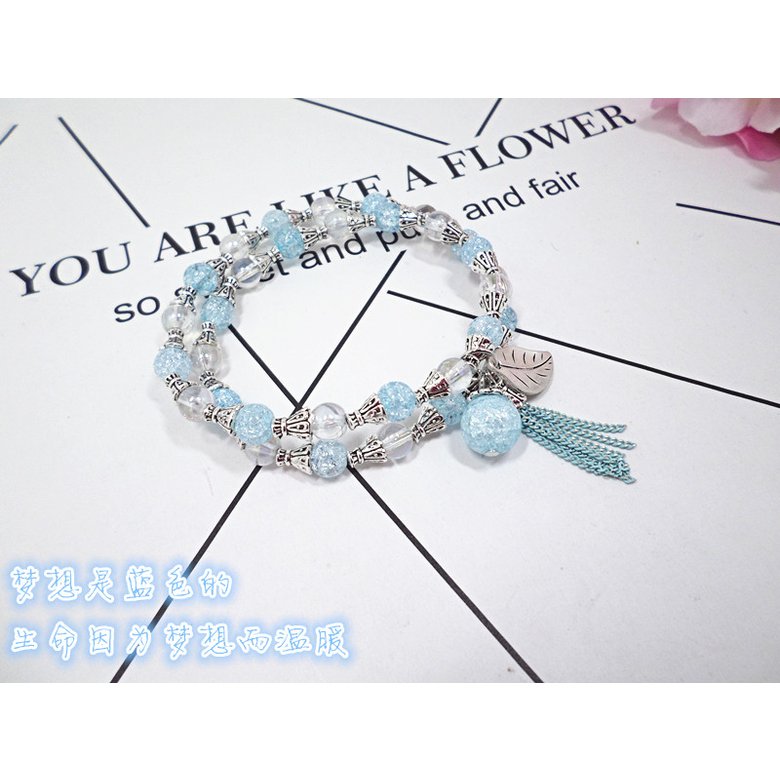 Wholesale Bohemian style Colorful Bead Multilayer Ethnic Fringe leaf Charm Bracelets for Women Handmade Weave Strand Bracelets Set VGB092 3