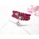 Wholesale Elephant&owl Animal Charms Bracelets For Women Men Natural  opal beads crystal Stone Charm Yoga Jewelry  VGB093 1 small