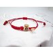 Wholesale Lucky Gold cute animals Red Braided Bracelet Adjustable Fashion Jewelry Handmade Braid Knot Friendship Bracelets Love Gift VGB094 1 small