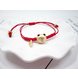 Wholesale Lucky Gold cute animals Red Braided Bracelet Adjustable Fashion Jewelry Handmade Braid Knot Friendship Bracelets Love Gift VGB094 3 small