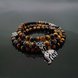 Wholesale Natural Stone Beads Buddha  elephant Bracelet Brown Tiger Eyes Yoga Meditation Braclet For Men Women Hand Jewelry Homme Unisex VGB095 1 small