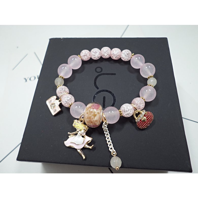 Wholesale Bohemia Girl camera crystal Bead Bracelets for Women creative jewelry wholesale Natural Stone Charms Wristband Gift  VGB097 0