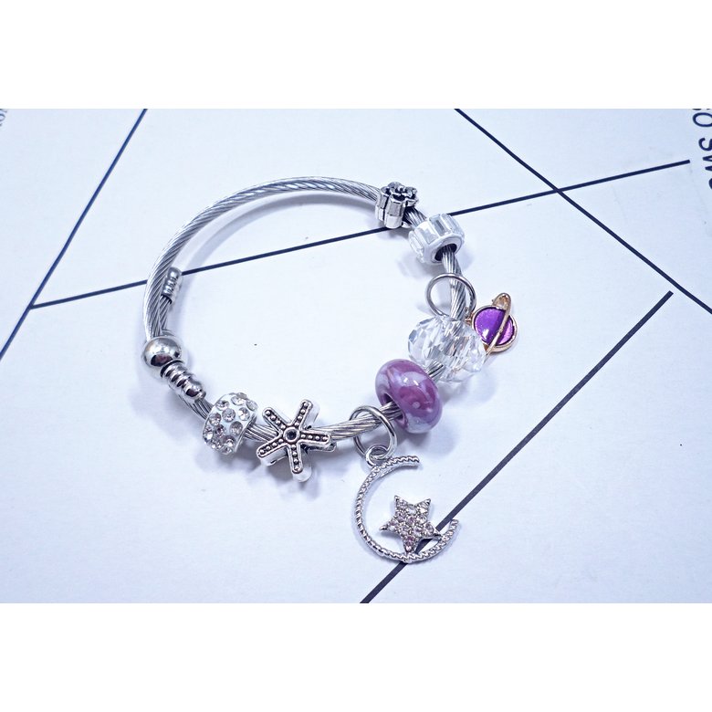Wholesale Vintage Adjustable Crystal Beads Tassel pendant Bracelet Set Bohemian Charm Bracelets Handmade Jewelry Women Gifts  VGB098 2