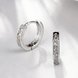 Wholesale Cute Small Crystal Earrings for Woman Platinum Plated Hoop Earrings Clip Earring TGCLE001 0 small