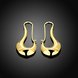 Wholesale Trendy wholesale jewelry 24K Gold  Geometric Clip Earrings Delicate Small Earrings For Women wedding Jewelry Gifts TGCLE005 1 small