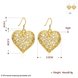 Wholesale Romantic fashion 24K Gold Earring Hollow heart Jewelry for Women wedding party jewelry  TGCLE007 0 small