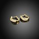 Wholesale Fashion elegant Small Crystal Earrings for Woman 24K gold plated Hoop Earrings U Shape Horseshoe Earring TGCLE058 1 small