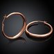 Wholesale Hot sale gold Thick big Hoop Earrings For Women New Fashion Female circle earrings Jewelry  TGCLE076 4 small