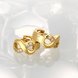 Wholesale Fashion Earrings from China for Women Girls  8 shape 24K Gold Hoop Earrings Clear Cubic Zircon Wedding Party Fashion Jewelry  TGCLE098 0 small