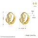 Wholesale Fashion Earrings from China for Women Girls  hollow 24K Gold Hoop Earrings Clear Cubic Zircon Wedding Party Fashion Jewelry  TGCLE108 0 small