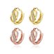 Wholesale Fashion Earrings from China for Women Girls  hollow 24K Gold Hoop Earrings Clear Cubic Zircon Wedding Party Fashion Jewelry  TGCLE108 1 small