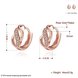 Wholesale Fashion Earrings from China for Women Girls  hollow 24K Gold Hoop Earrings Clear Cubic Zircon Wedding Party Fashion Jewelry  TGCLE108 2 small
