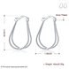 Wholesale Unique two Circle Hoop Earrings For Women Lady Gift Fashion Charm High Quality earring Jewelry TGCLE045 0 small