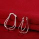 Wholesale Unique two Circle Hoop Earrings For Women Lady Gift Fashion Charm High Quality earring Jewelry TGCLE045 3 small