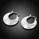 Wholesale Hot Sale Earing Newest Elegant Luxurious Color Fan Shape silver shape Earrings For Women Bridal Wedding jewelry TGCLE063 1 small