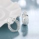 Wholesale Unique Silver color for Women Earrings For Wedding Gift Fine Europe sytle Christmas Gift Engagement Party jewelry TGCLE115 2 small