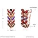 Wholesale Luxury Rose Gold Color Earrings Flash CZ Zircon U shape Ear Studs for Women fine wedding jewelry TGCLE149 0 small
