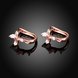 Wholesale Drop Shipping Women Earrings Fashion Cross Shape with Crystal Zircon Stone Delicate Female Earrings Versatile Fine Gifts TGCLE152 1 small