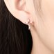 Wholesale Drop Shipping Women Earrings Fashion Cross Shape with Crystal Zircon Stone Delicate Female Earrings Versatile Fine Gifts TGCLE152 4 small