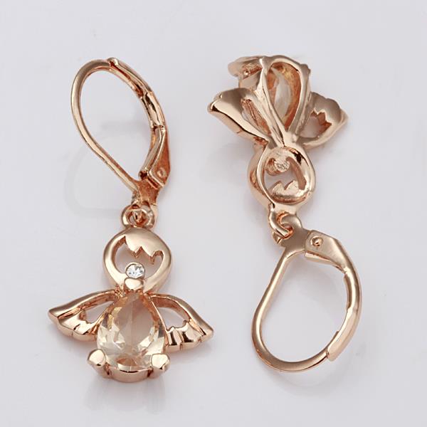 Wholesale New arrival cute insect Earrings rose gold  dangle Earrings for Women delicate high quality jewelry gift TGGPDE052 0