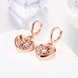 Wholesale Classic fashion Love Heart zircon Dangle Earring Rose Gold high quality Earrings For Women Delicate Fine Jewelry TGGPDE005 4 small