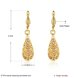 Wholesale New Unique Long Earrings Women Wedding Fine Cute Fine Jewelry Rose Gold Hollow Carving Vintage Tip Dangle Earrings TGGPDE059 4 small