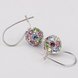 Wholesale Popular earring jewelry coloful Crystal Ball Earrings For Women elegant Party Wedding Jewelry  TGGPDE063 1 small