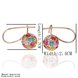 Wholesale Popular earring jewelry coloful Crystal Ball Earrings For Women elegant Party Wedding Jewelry  TGGPDE063 3 small