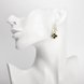 Wholesale Fashion Classic 24K Gold Plated Rhinestone Dangle Earring clover black earring jewelry  TGGPDE075 4 small