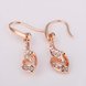 Wholesale Fashion jewelry China White Zircon Water Drop Earrings For Women Rose Gold Dangle Earrings Female Luxury Accessories TGGPDE101 1 small