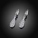 Wholesale Trendy New Unique Long Earrings Women Wedding Fine Cute Fine Jewelry Platinum Hollow Carving Vintage Tip Dangle Earrings TGGPDE103 0 small