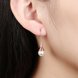 Wholesale Elegant Round Imitation Pearl Dangle Earrings rose gold Dazzling Women Engagement Wedding Graceful Accessories Fashion Earrings TGGPDE108 4 small