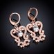 Wholesale Gold Color Carve patterns zircon Women Dangle Earrings Elegant Lady Female wedding Party Jewelry TGGPDE174 1 small