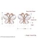 Wholesale Fashion jewelry wholesale China New Arrival  Classic Korea style Lovely Crystal Butterfly Earrings Small Earrings Femal TGGPE323 0 small