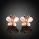 Wholesale Fashion jewelry wholesale China New Arrival  Classic Korea style Lovely Crystal Butterfly Earrings Small Earrings Femal TGGPE323 1 small