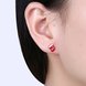 Wholesale Popular Christmas Earrings Series Simple Christmas Stocking Earrings cute Alloy Oil Drop Snowflake Ear Stud rose gold TGGPE271 0 small