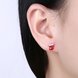 Wholesale Popular Christmas Earrings Series Simple Christmas Stocking Earrings cute Alloy Oil Drop Snowflake Ear Stud silver color TGGPE274 0 small