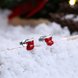 Wholesale Popular Christmas Earrings Series Simple Christmas Stocking Earrings cute Alloy Oil Drop Snowflake Ear Stud silver color TGGPE274 3 small