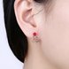 Wholesale Classic rose gold hollow out Christmas Tree Stud Earring For Women Fine Jewelry Earrings Present TGGPE320 0 small