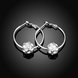 Wholesale Platinum Round Rhinestone Stud Drop Earrings For Women Making Wedding Fashion Jewelry Gift TGGPE117 1 small