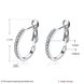 Wholesale Classic Platinum Round Rhinestone Stud Earring for women Delicate Fine Jewelry wholesale TGGPE196 0 small