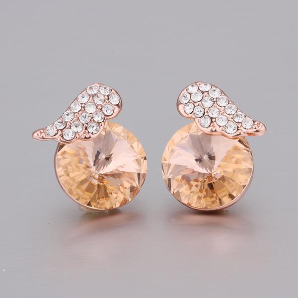 Wholesale  Hot Sale Personality bird Earrings Shining Rhinestone Crystal Earring for Women Girls Charm Ear Jewelry Accessories TGGPE213 0