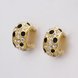 Wholesale New Fashion Round Stud Earrings for Women Girls Boho Top Quality Copper Zircon Gold Earrings Fine Party Outdoor Jewelry TGGPE253 1 small