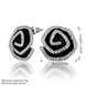Wholesale Fashion Luxury classic black flowers Earring Jewelry Rhinestone Designer Camellia Earrings for Women Party TGGPE036 1 small
