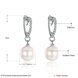 Wholesale Classic Trendy Platinum Ball Pearl Stud Earring for Women Jewelry  Zirconia Drop Earrings  Accessories Girl Gifts TGGPE060 0 small
