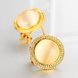 Wholesale Trendy 24K Gold Opal Oval Stone Stud Earring For Women Jewelry fine Gift TGGPE064 0 small